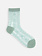 Sheer Lace Pattern Low Crew Socks
