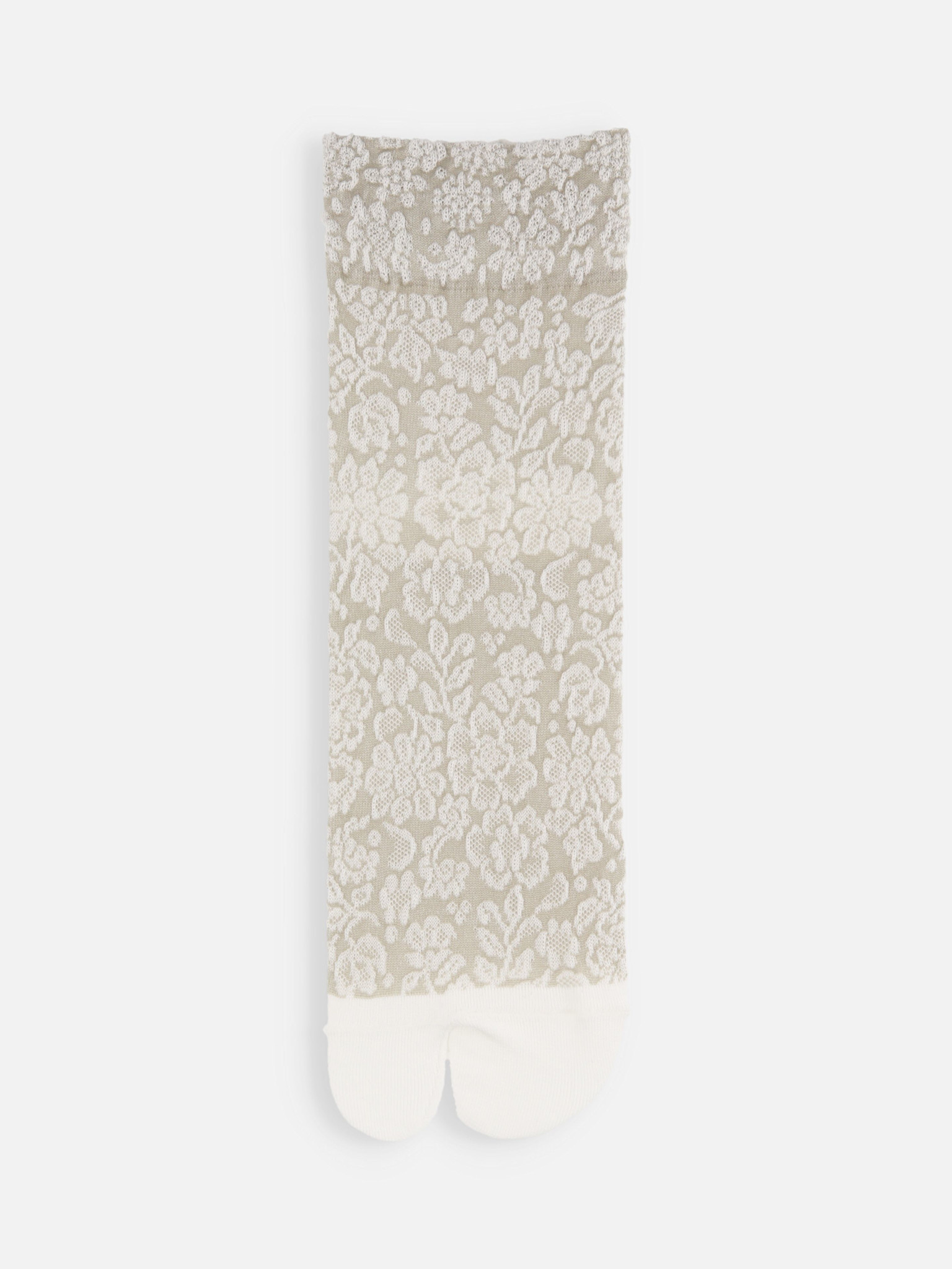 Bloemmotief katoenen Tabi lage sokken