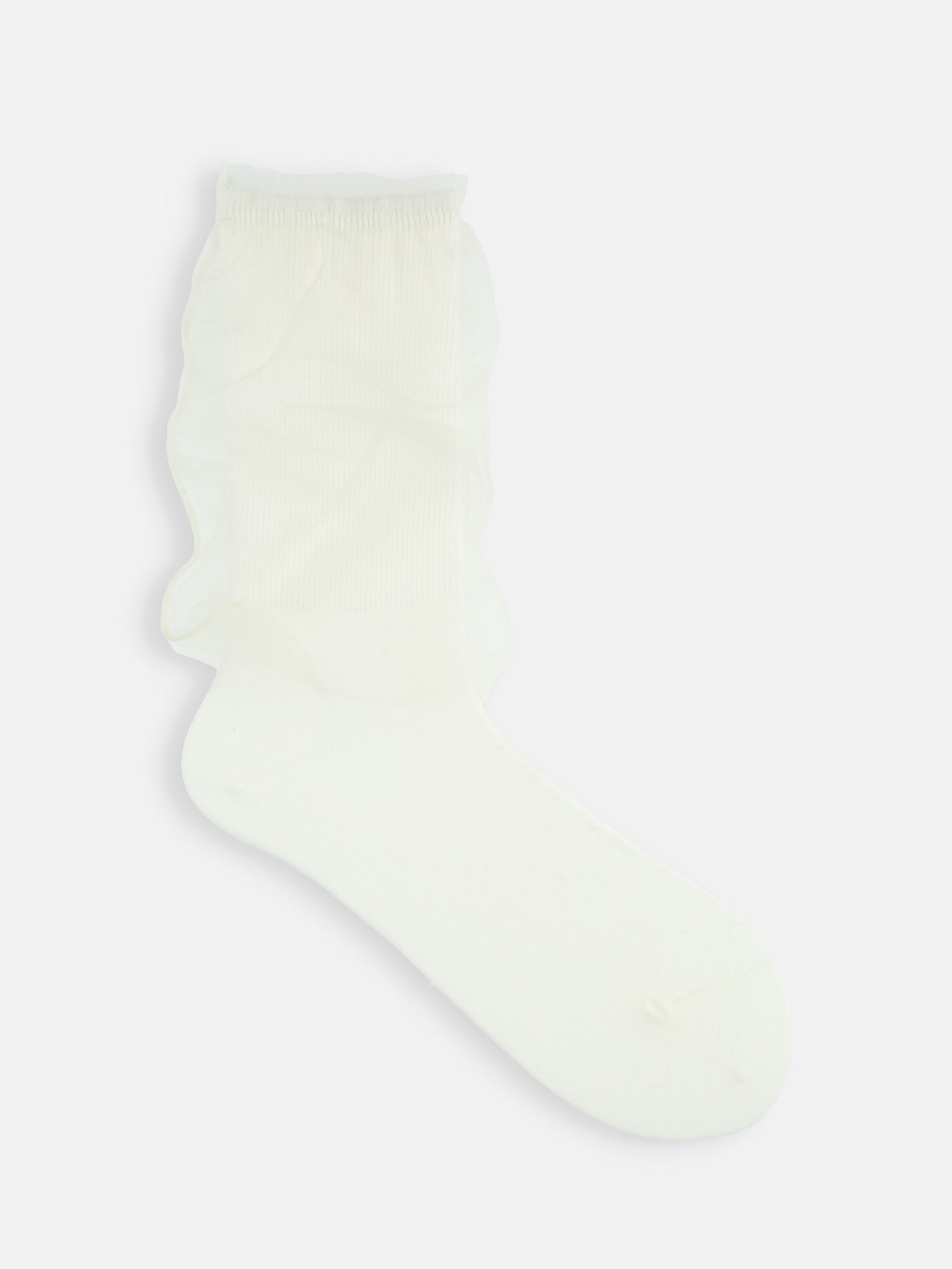 3-way design tule-versierde crew sokken