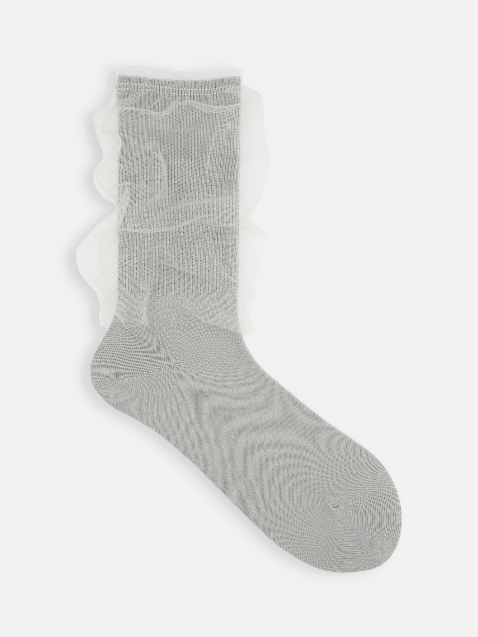 3-way design tule-versierde crew sokken