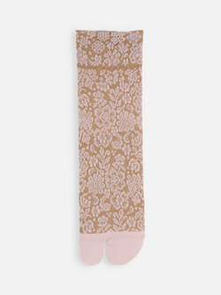 021132593 SQ Tabi fleurs relief en coton