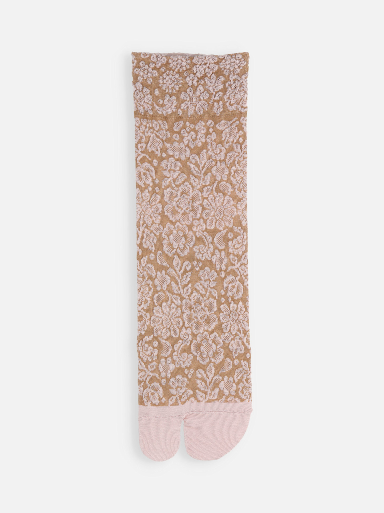 Bloemmotief katoenen Tabi lage sokken