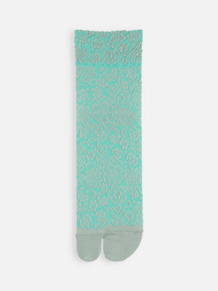 021132593 SQ Tabi fleurs relief en coton