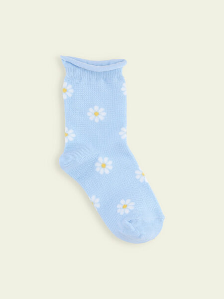 033132087 SQ fleurs bord roulé M Enf.16-18cm