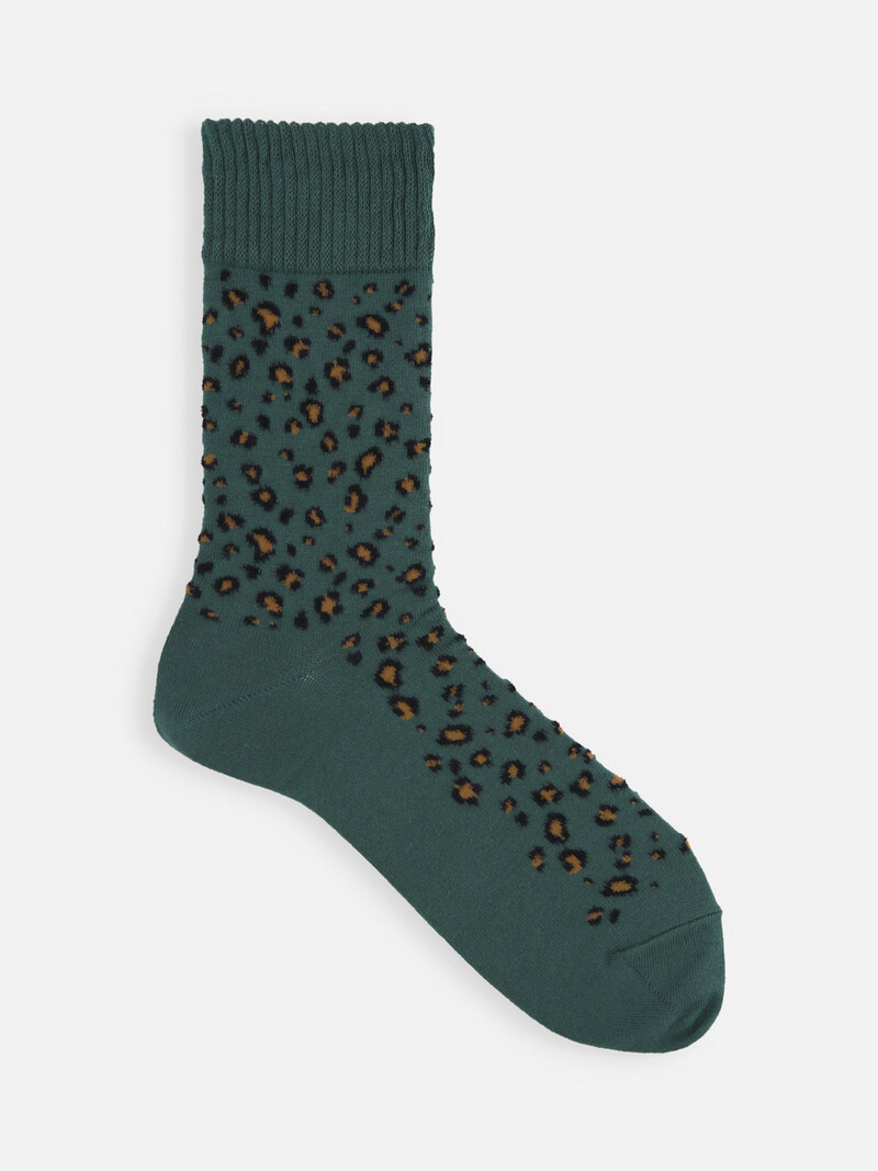 DURAGS Calze natalizie con stampa leopardata, ideali per