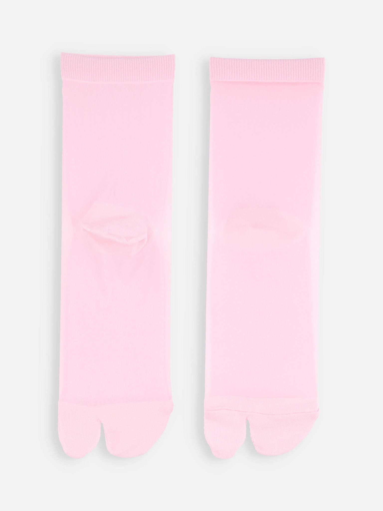 Calcetines Tabi transparentes bicolor talla S