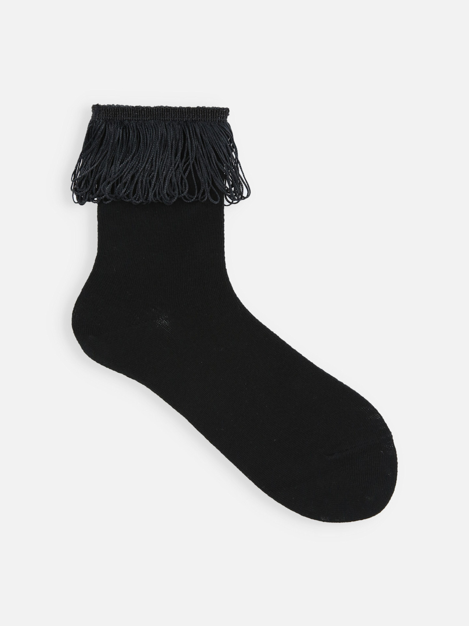 Meias de tornozelo com franjas de alta qualidade