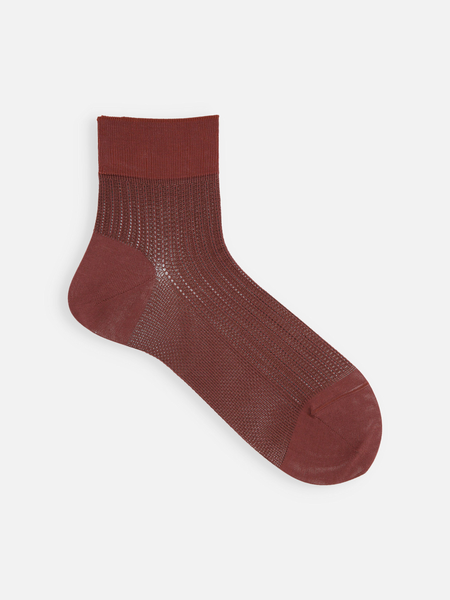 Meias de tornozelo em malha vazada Links-Tuck