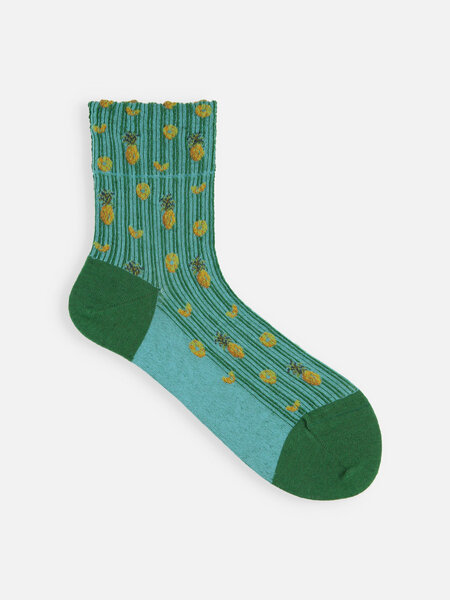 011132038 SQ motif ananas en lin mix