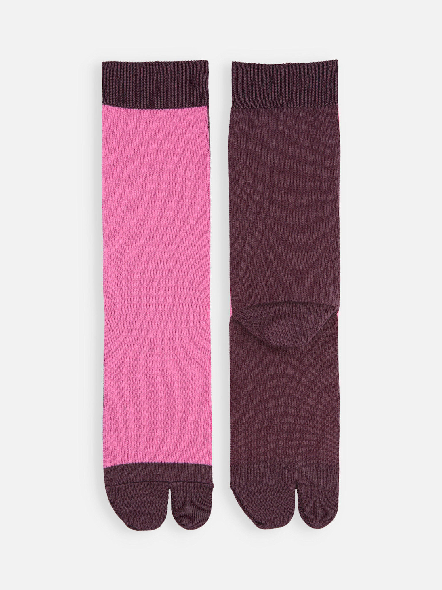 Mi-chaussette Tabi bicolore S