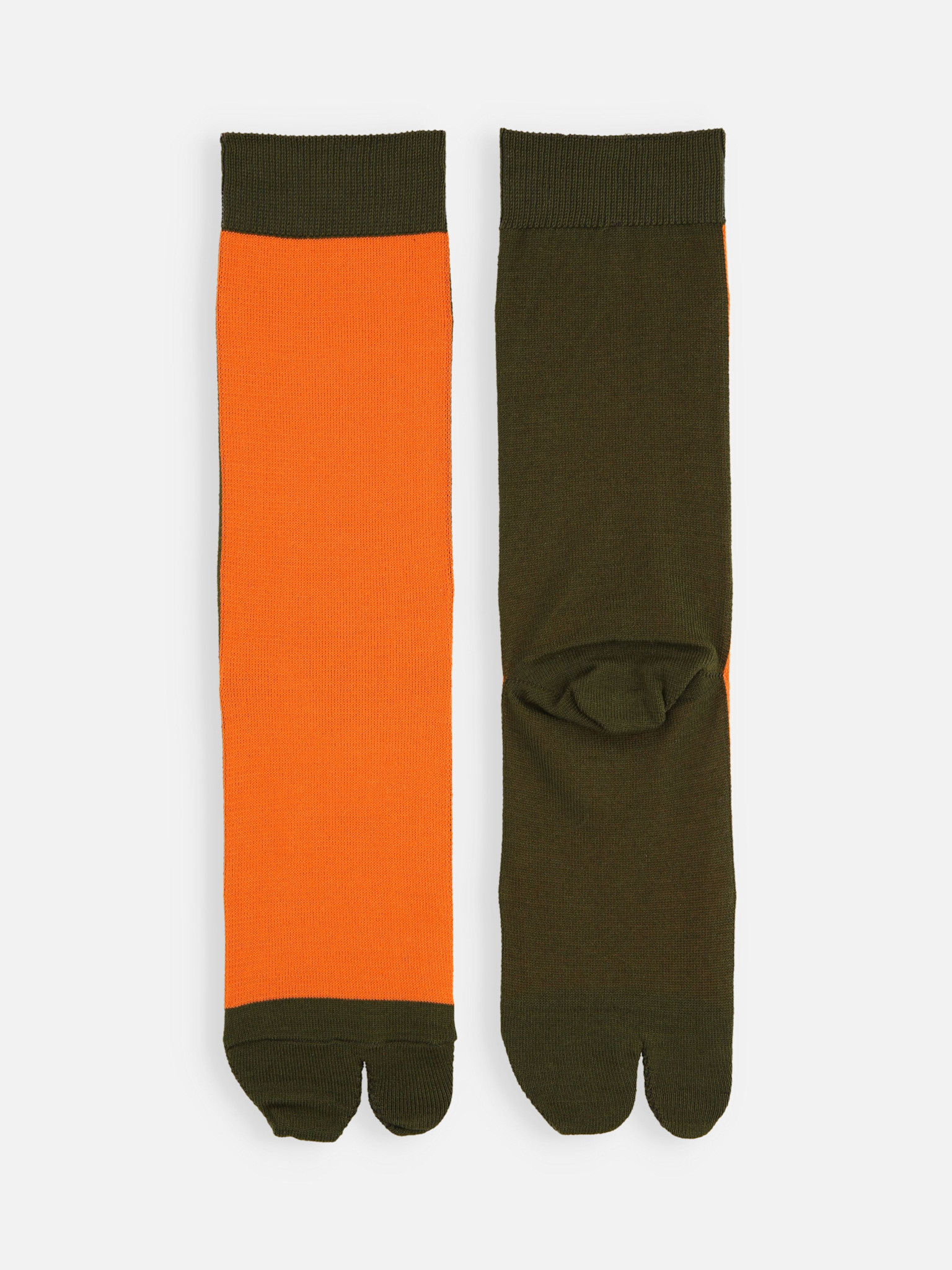 Mi-chaussette Tabi bicolore S