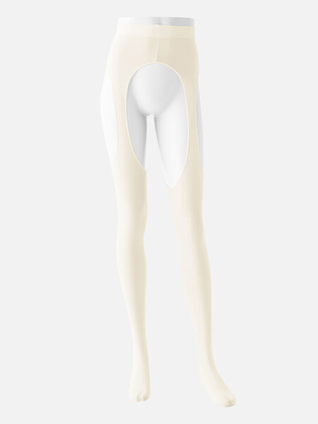 011900085 Collant style porte-jarretelles 50D