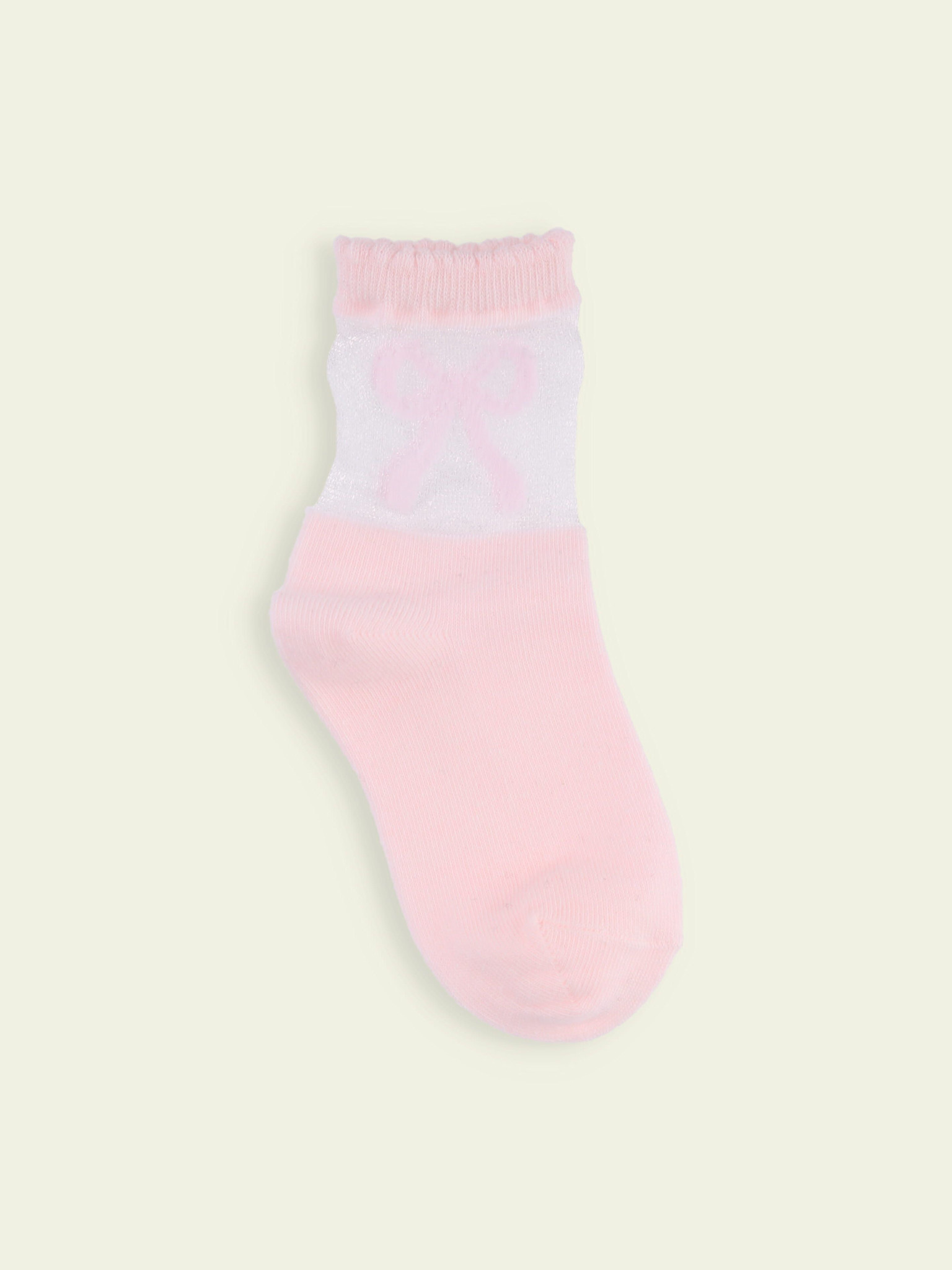 Kids Bow On Tulle Socks L 19-21cm