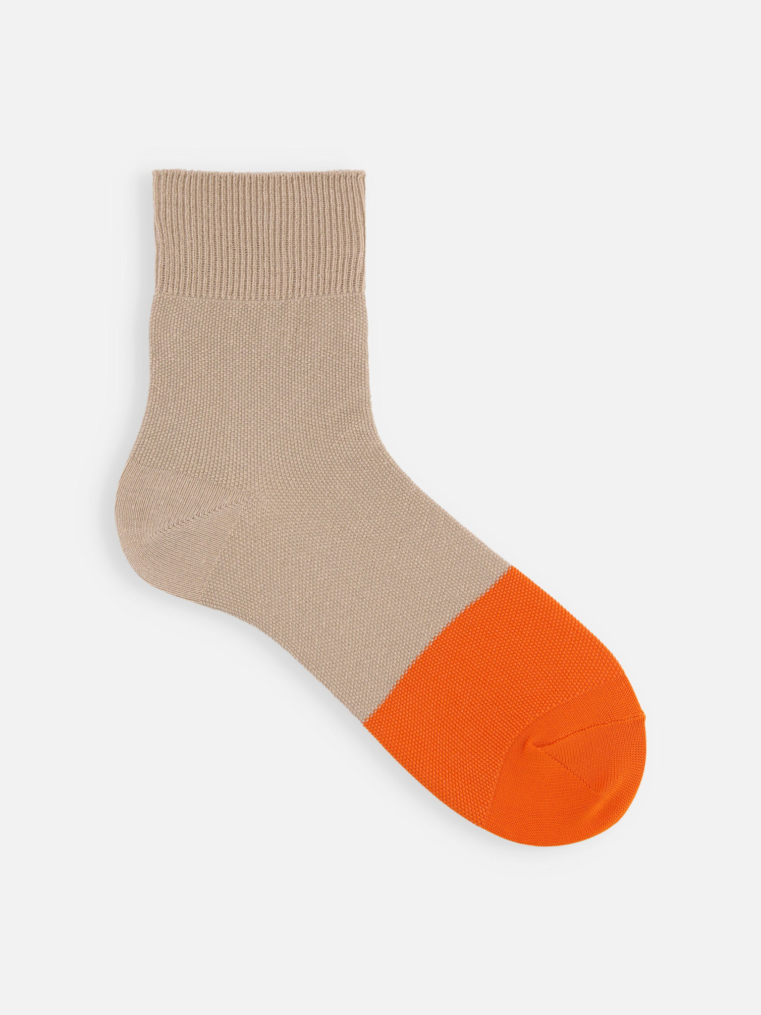 Socquette en coton/lin pointe Dry