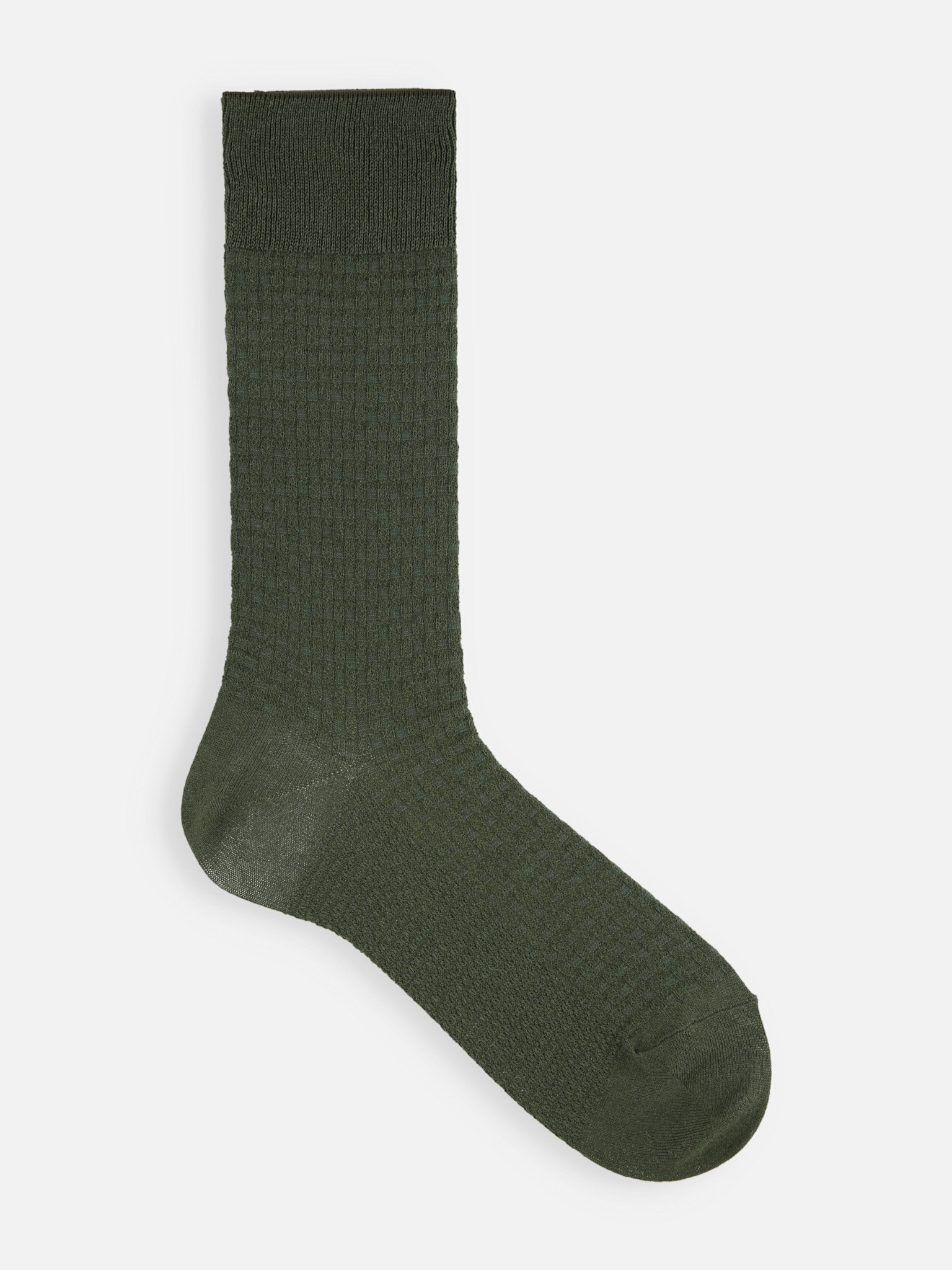 Mi-chaussette damier en Washi mix