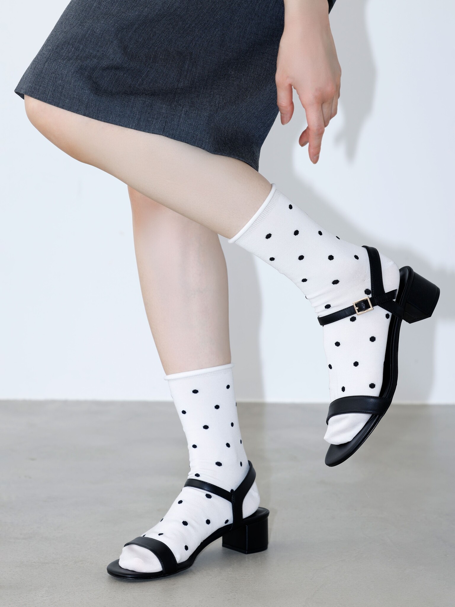 Zachte sokken met Zwitserse stippen