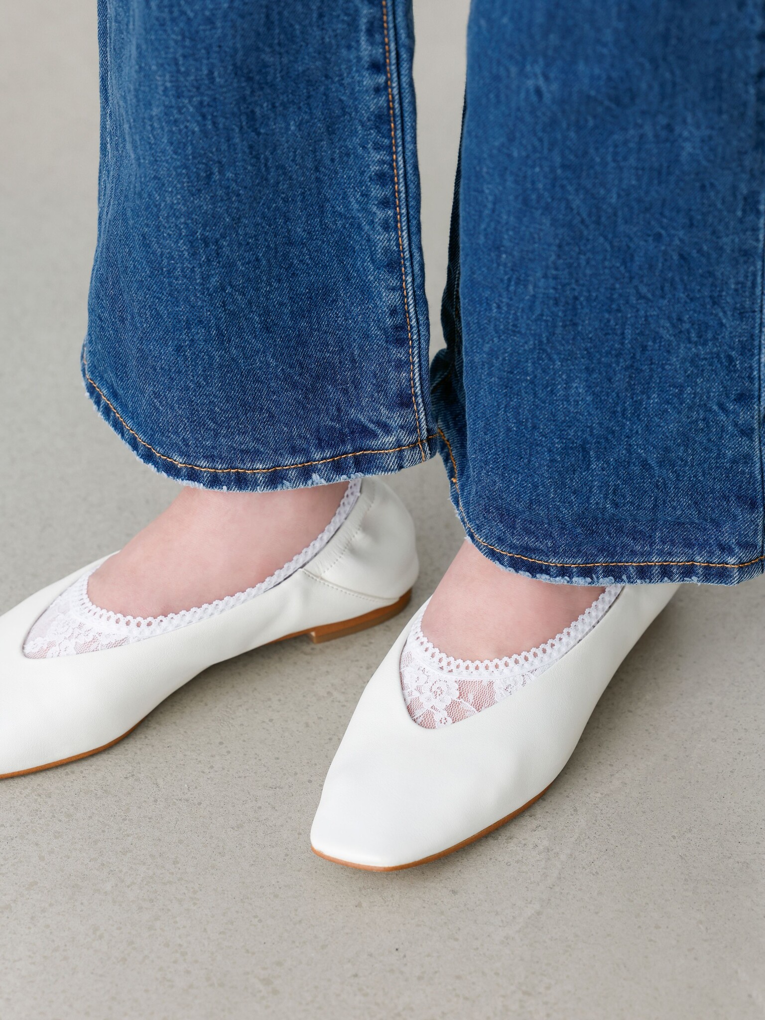 Footsie en dentelle stretchy S
