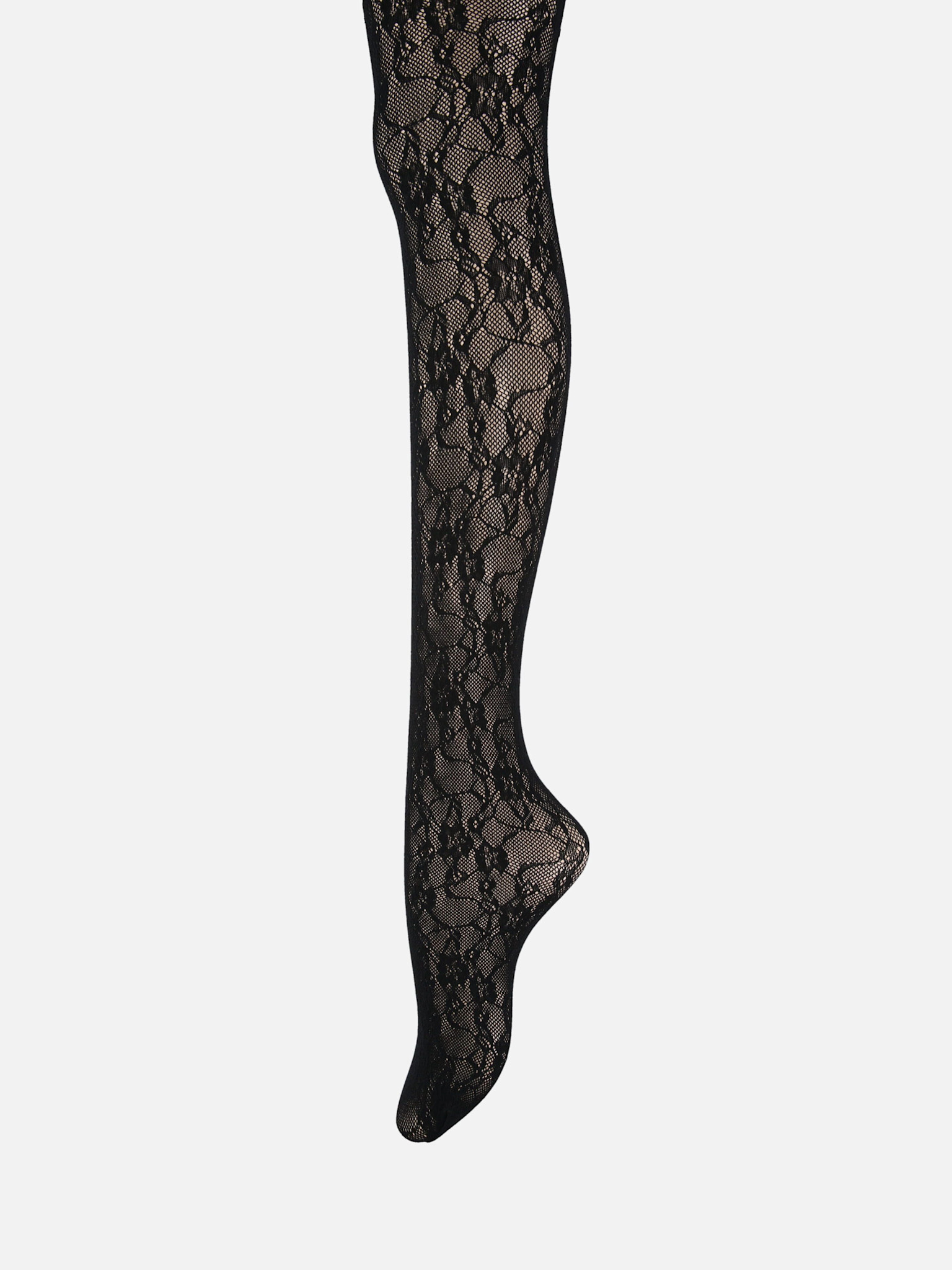 Collant fleurs en Raschel