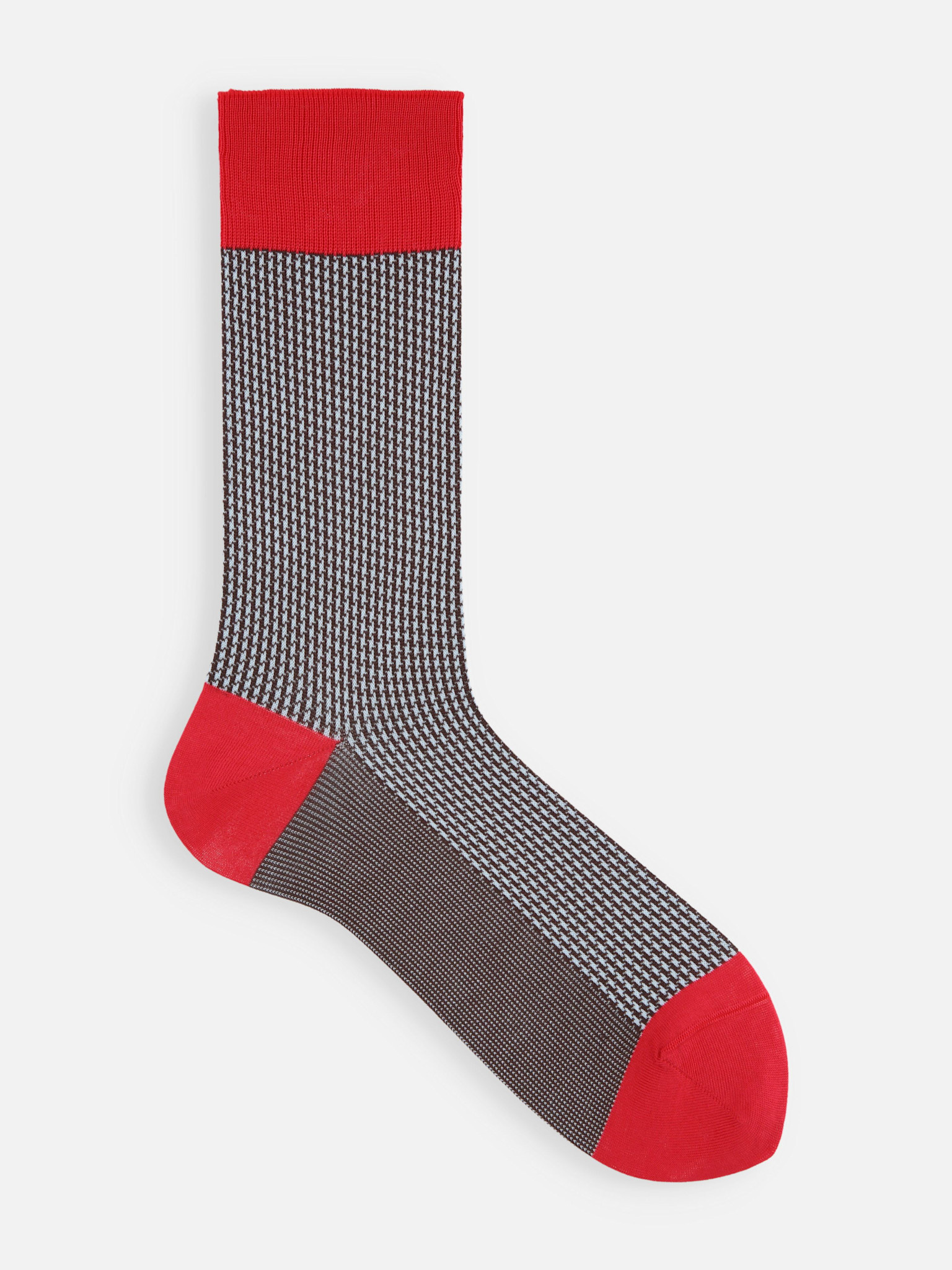 Jacquard Houndstooth Crew Socken M