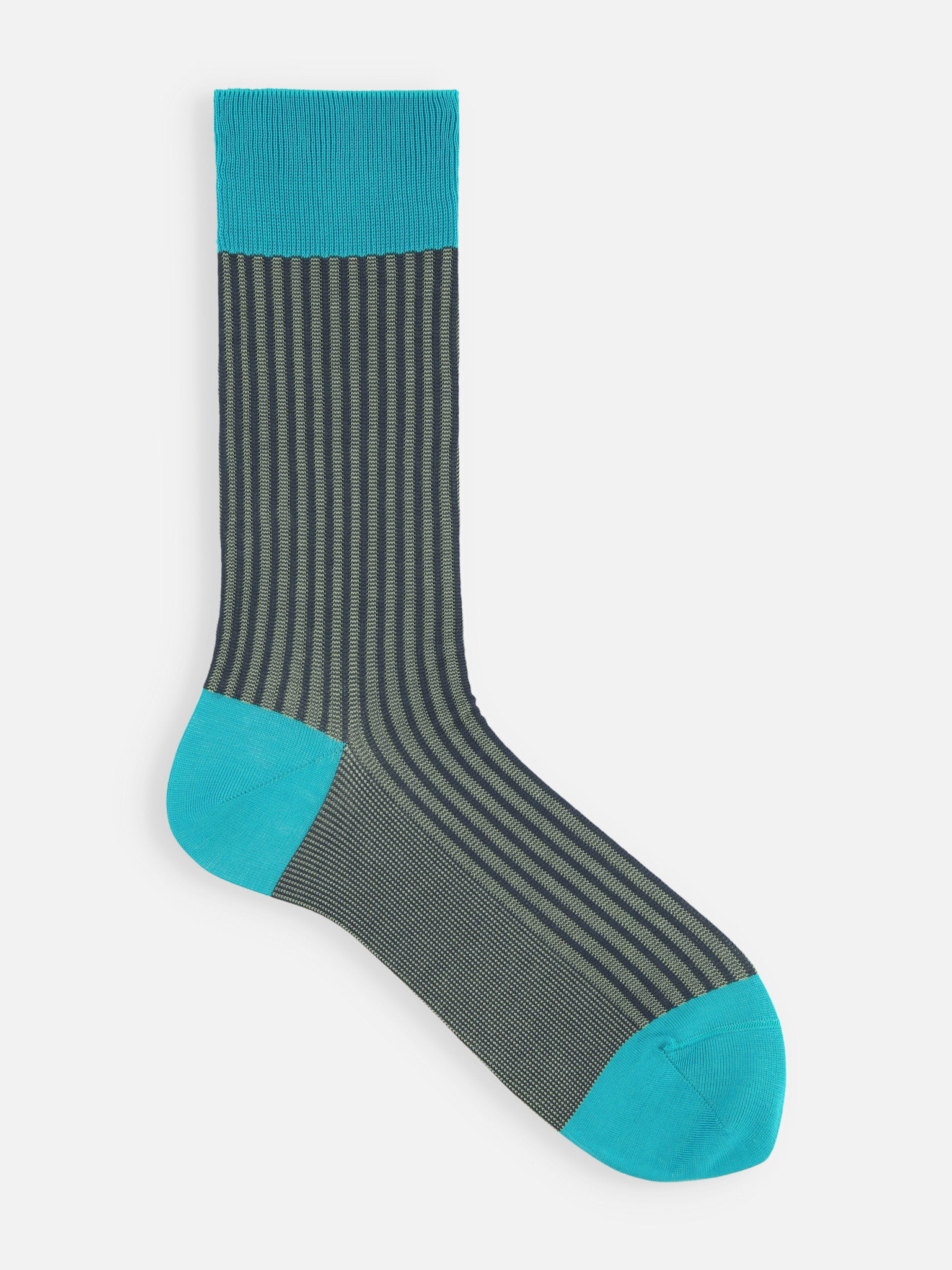 Jacquard Stripe Crew Socks M