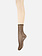 Calze al ginocchio in tulle con stampa leopardata