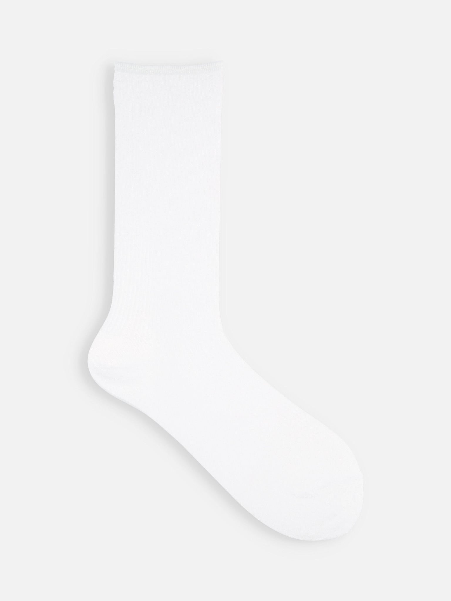 Mi-chaussette mi-transparente côtes légères