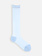 Chaussette haute transparente effet superposée