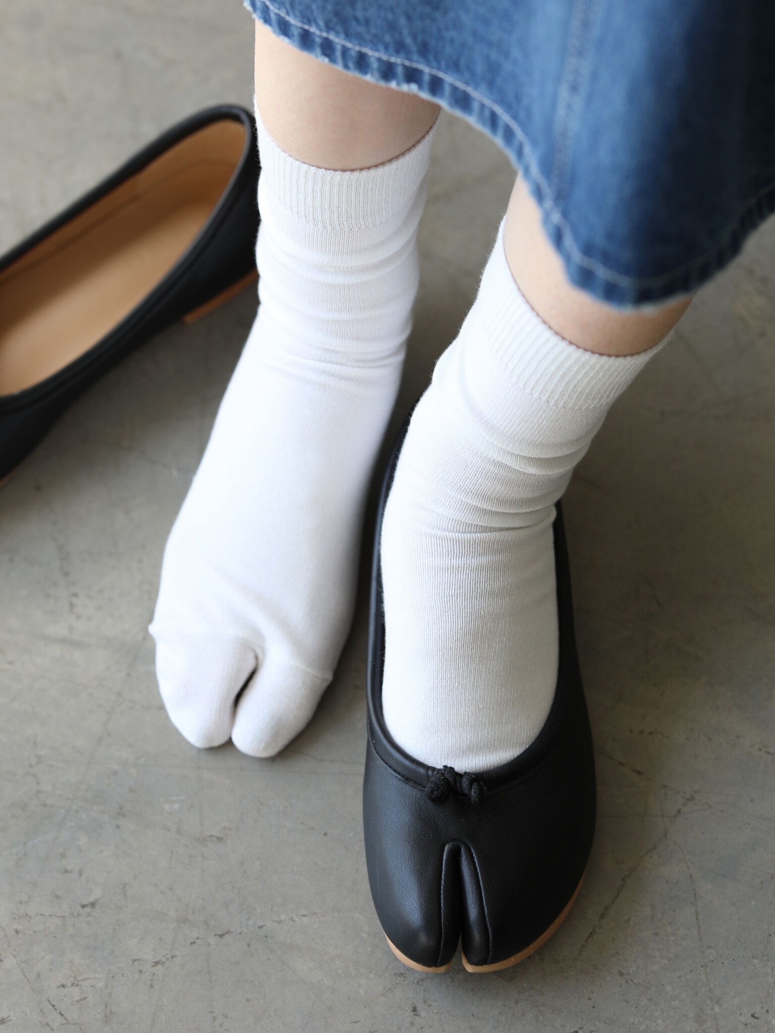 Socquette Tabi déperlante