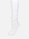 Sheer Lace-Up Crew Socks