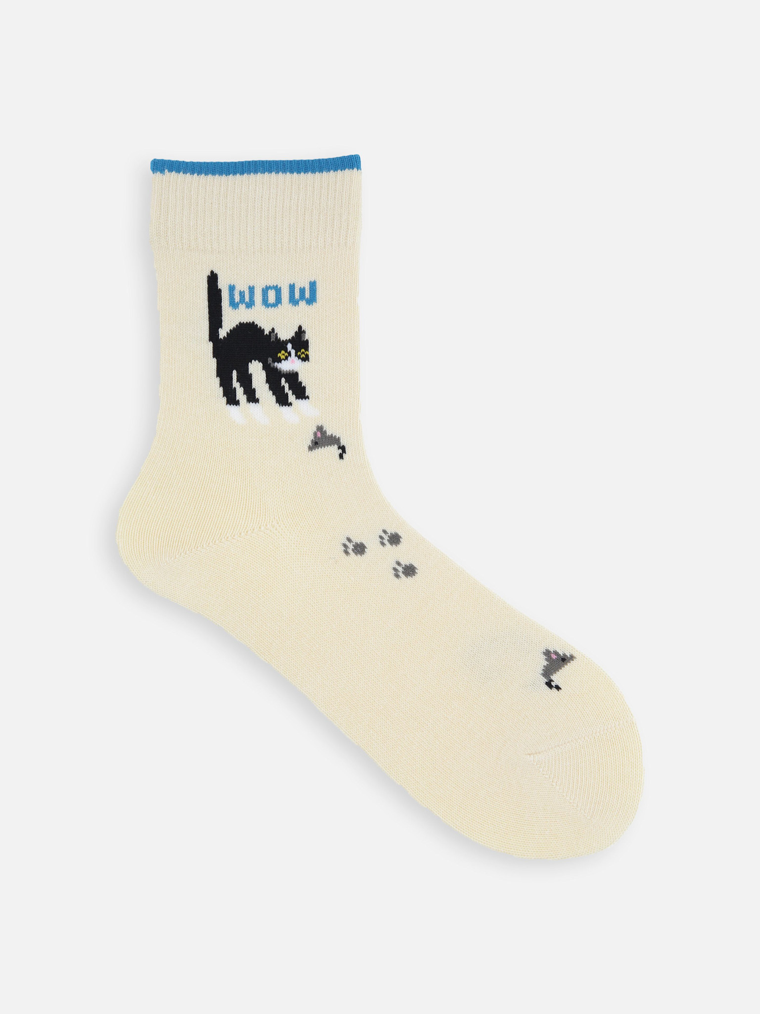 Wow Cat Crew Socks