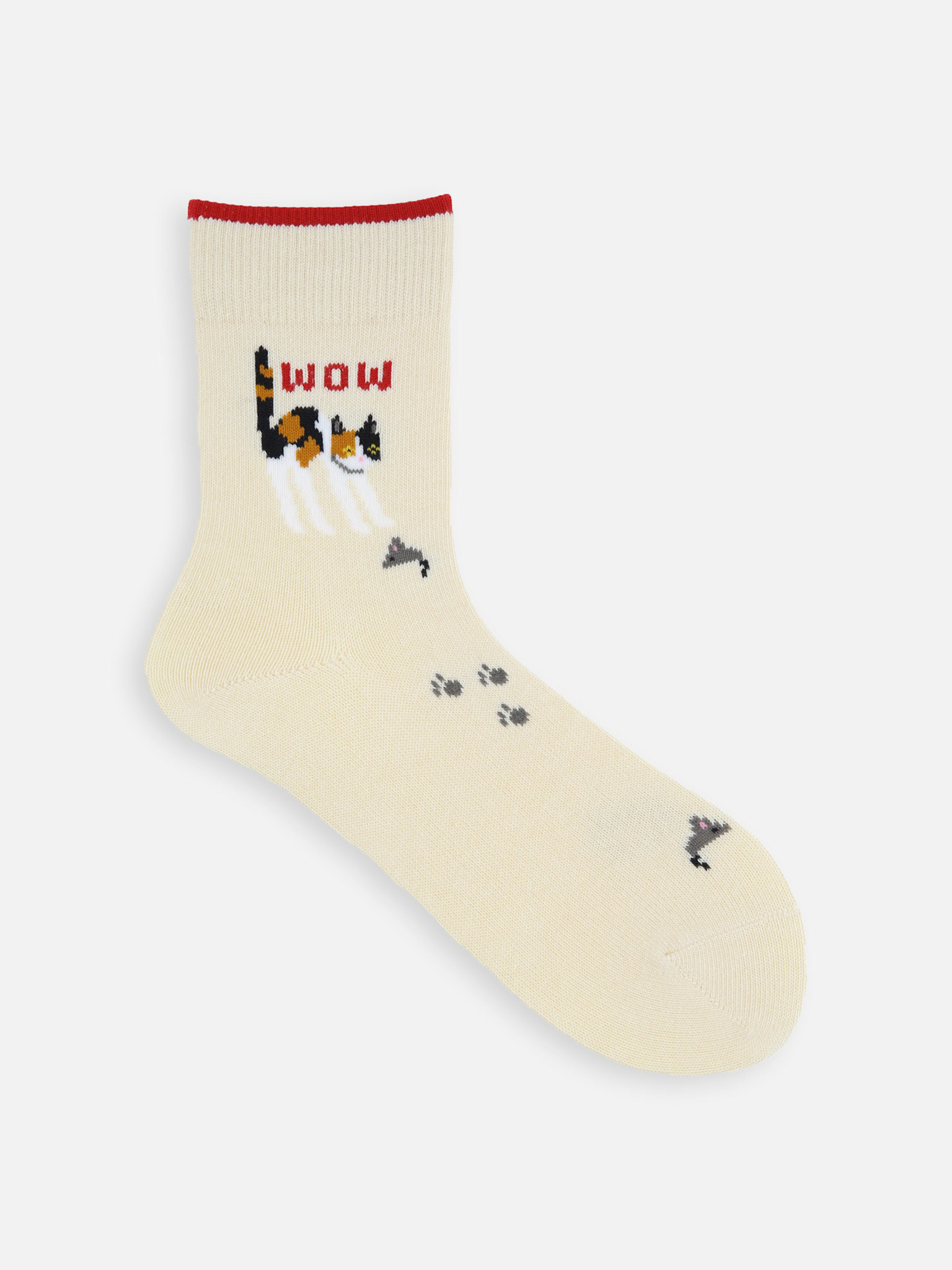 Wow Cat Crew Socks