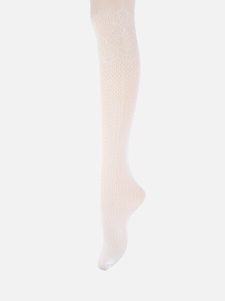 011900129 Collant motif dentelle en Raschel