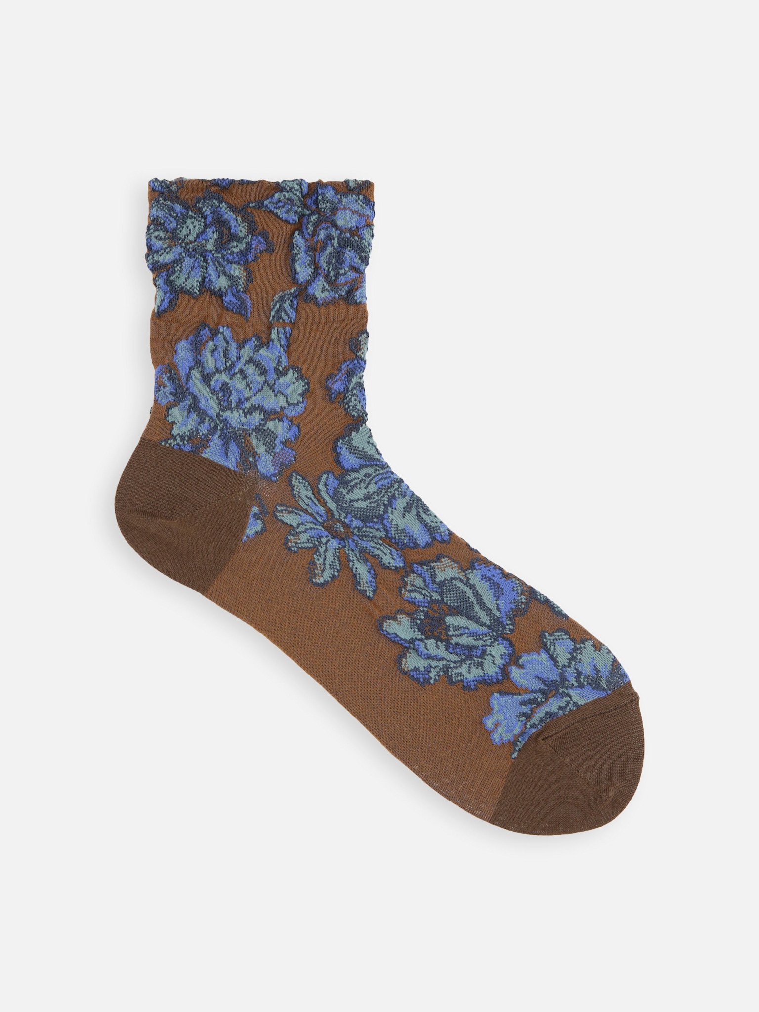 Calcetines con relieve floral