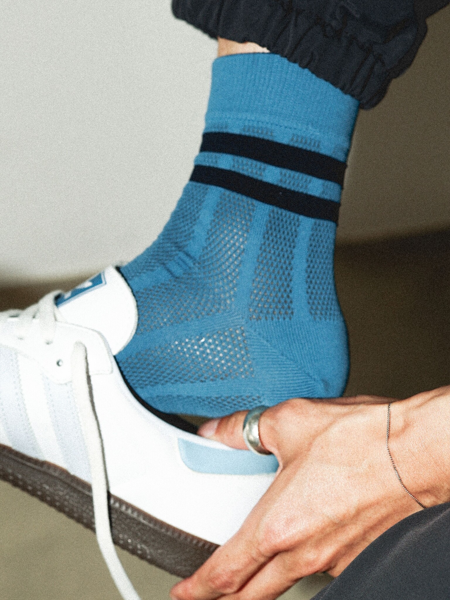 Top Line Dry Mesh Short Socks