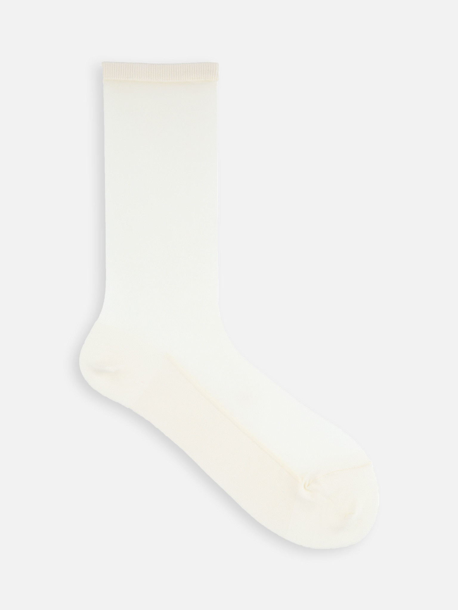 Calcetines transparentes hasta la rodilla con suela de algodón.