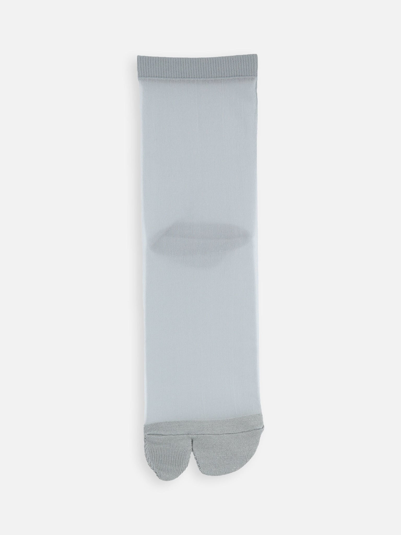 Transparente zweifarbige Tabi-Socken mit niedrigem Umfang, Größe S