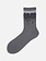 Wool Blend & Sheer Detail Crew Socks