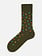 Calcetines altos hasta la rodilla con números multicolores