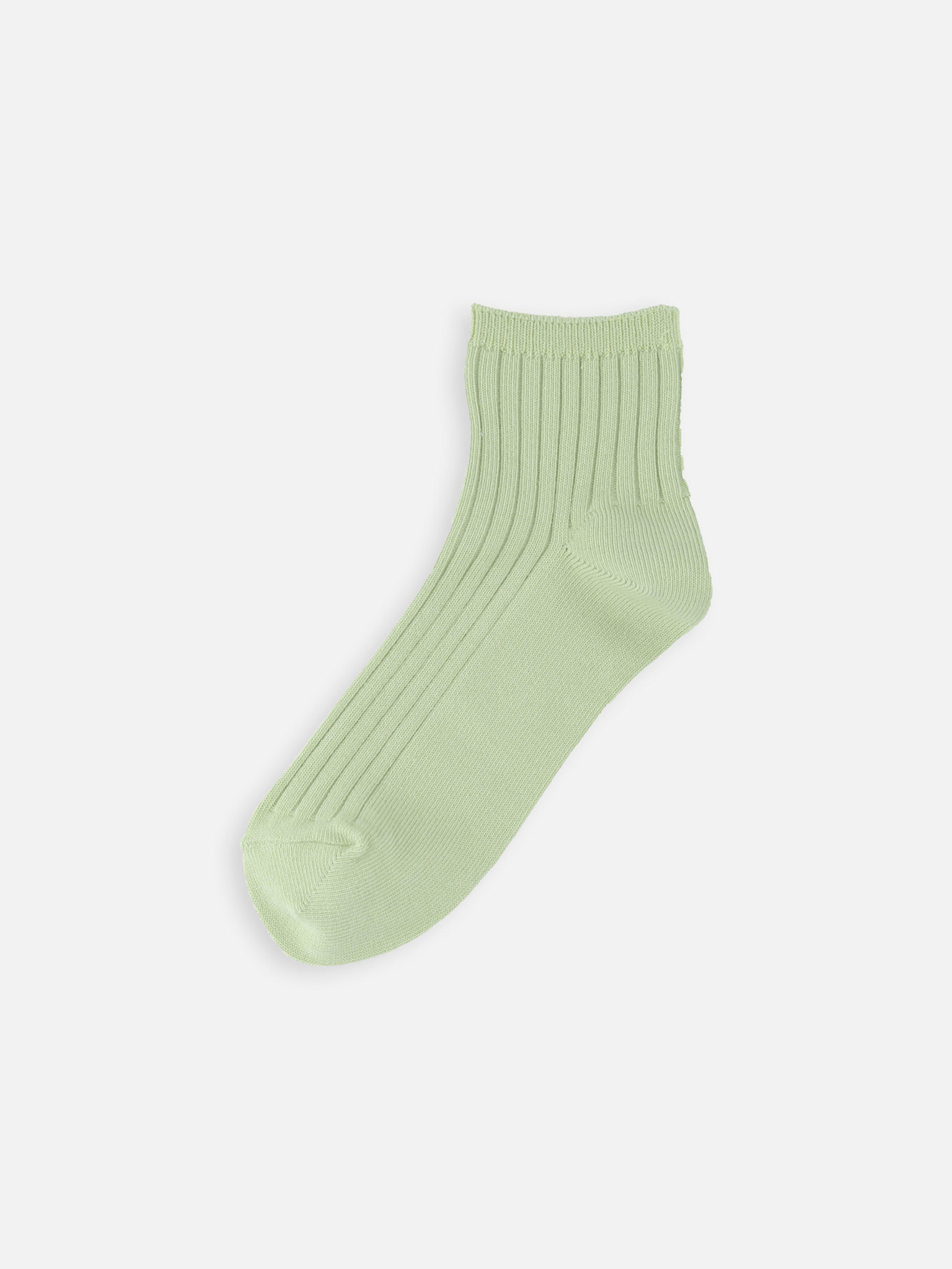 Calcetines tobilleros lisos de algodón acanalado, talla infantil 16-18 cm.