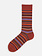 Mehrfarbige Crew-Socken L