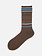 Chenille Mix Stripe Three-Quarter Socks