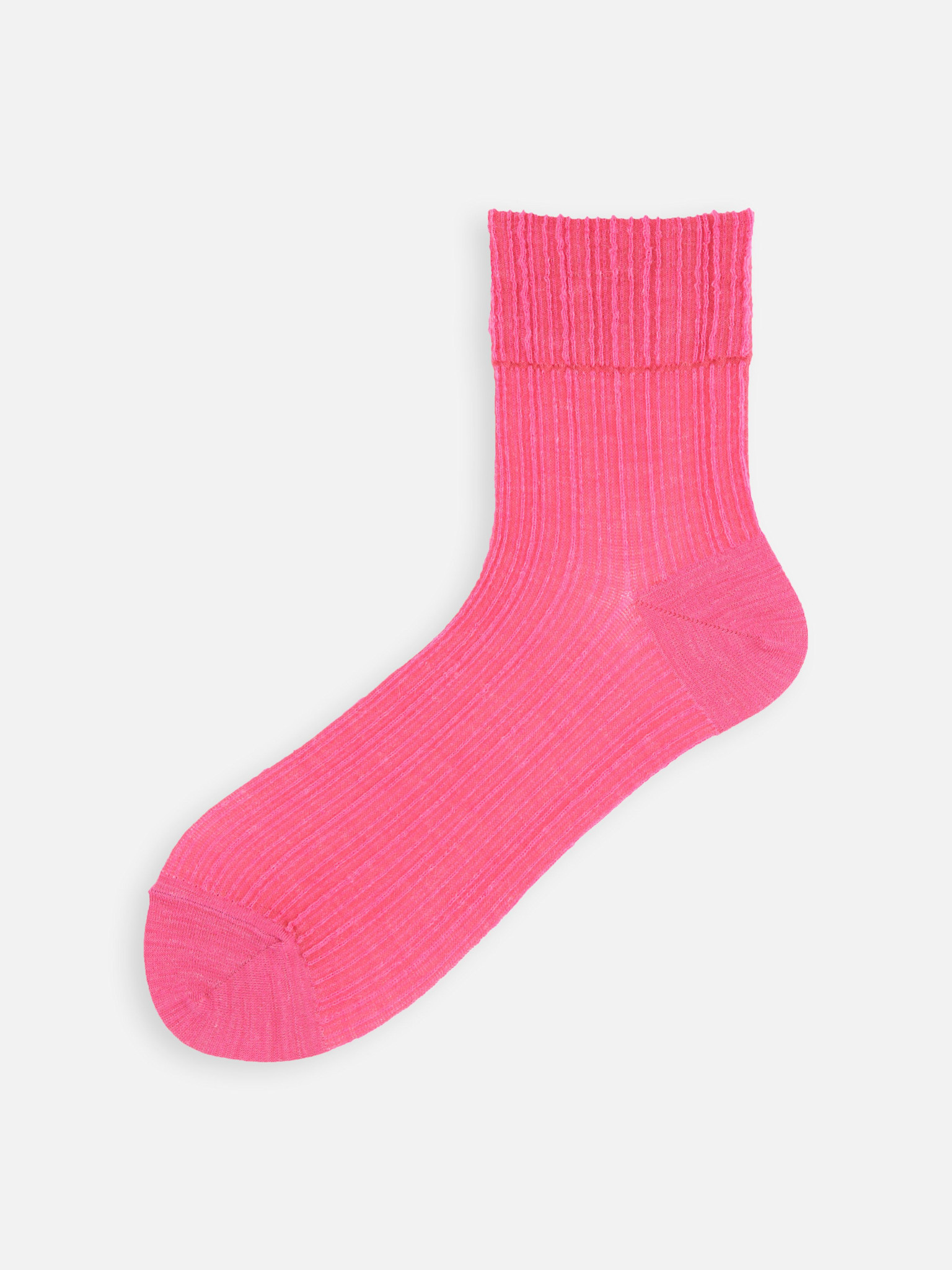 Alpaga Blend Crepe Low Crew Socks