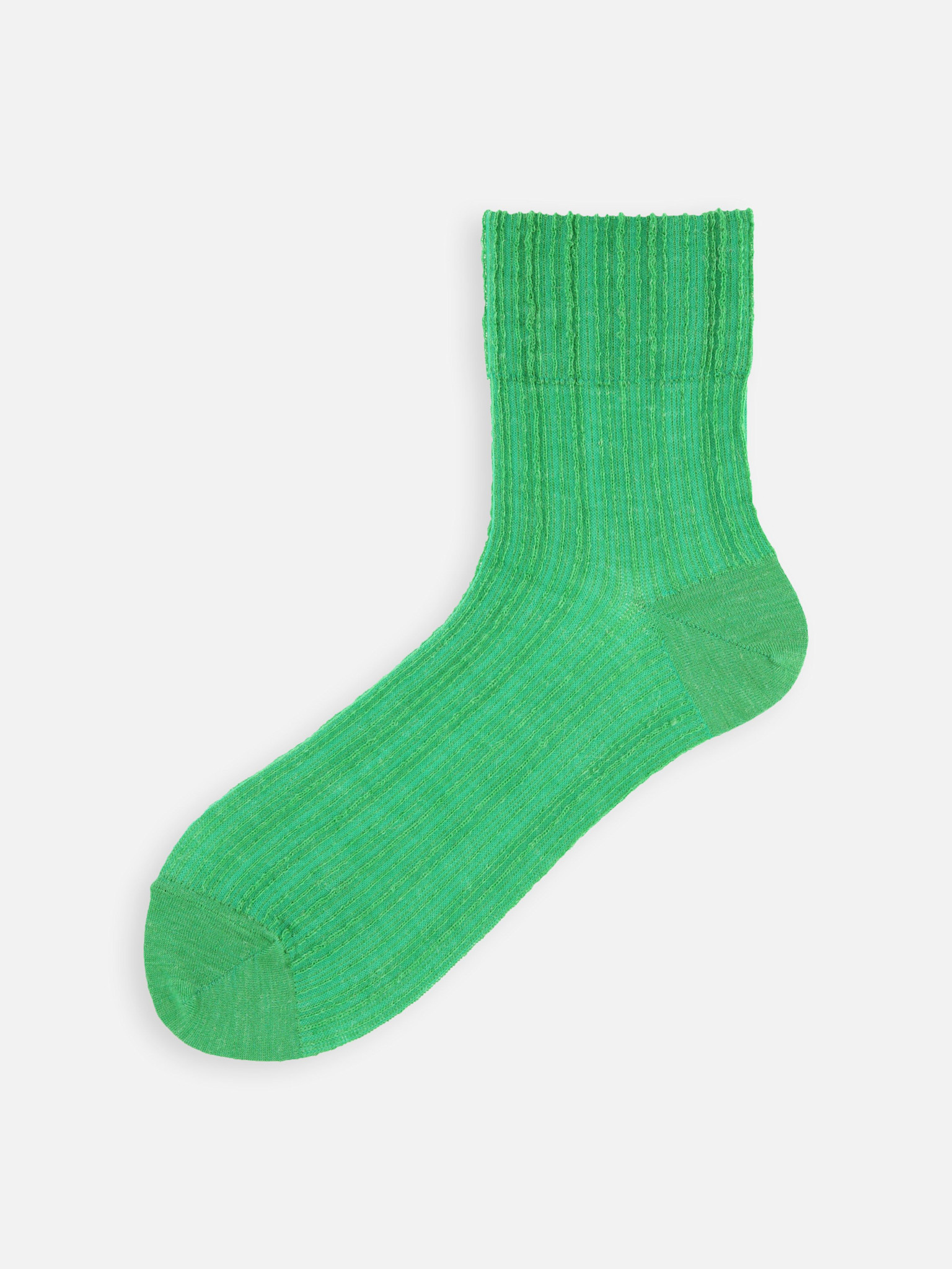 Alpaga Blend Crepe Low Crew Socks