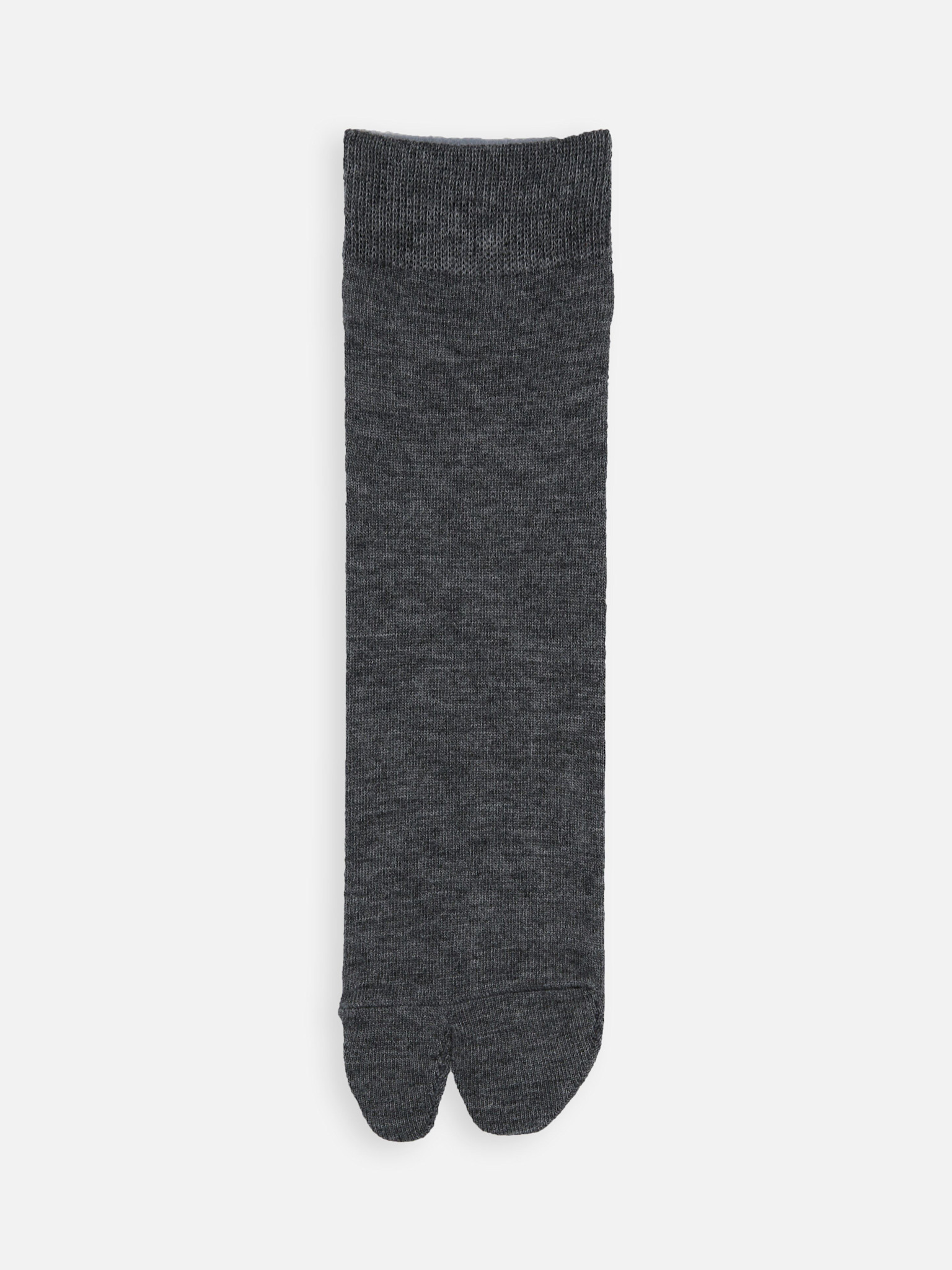 Calcetines tobilleros Tabi de lana merino lisa, talla L