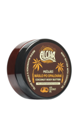 ALOHA Aftersun Body Butter met Kokosolie voor langdurige behoud van een natuurlijke bruine teint.
