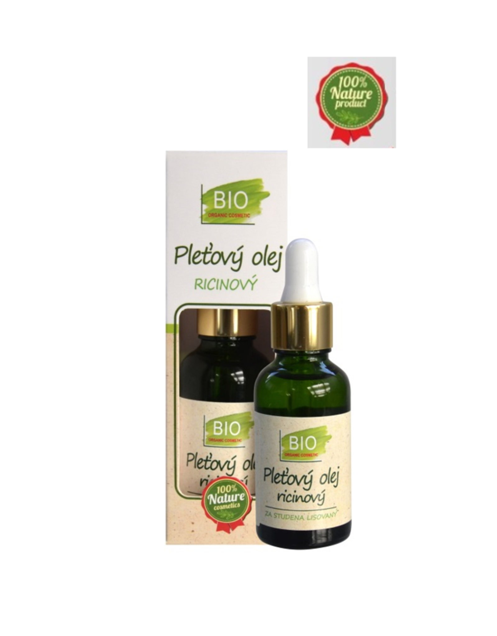 BIO Organic Cosmetics Castor Olie (100% natuurlijk) met pipet