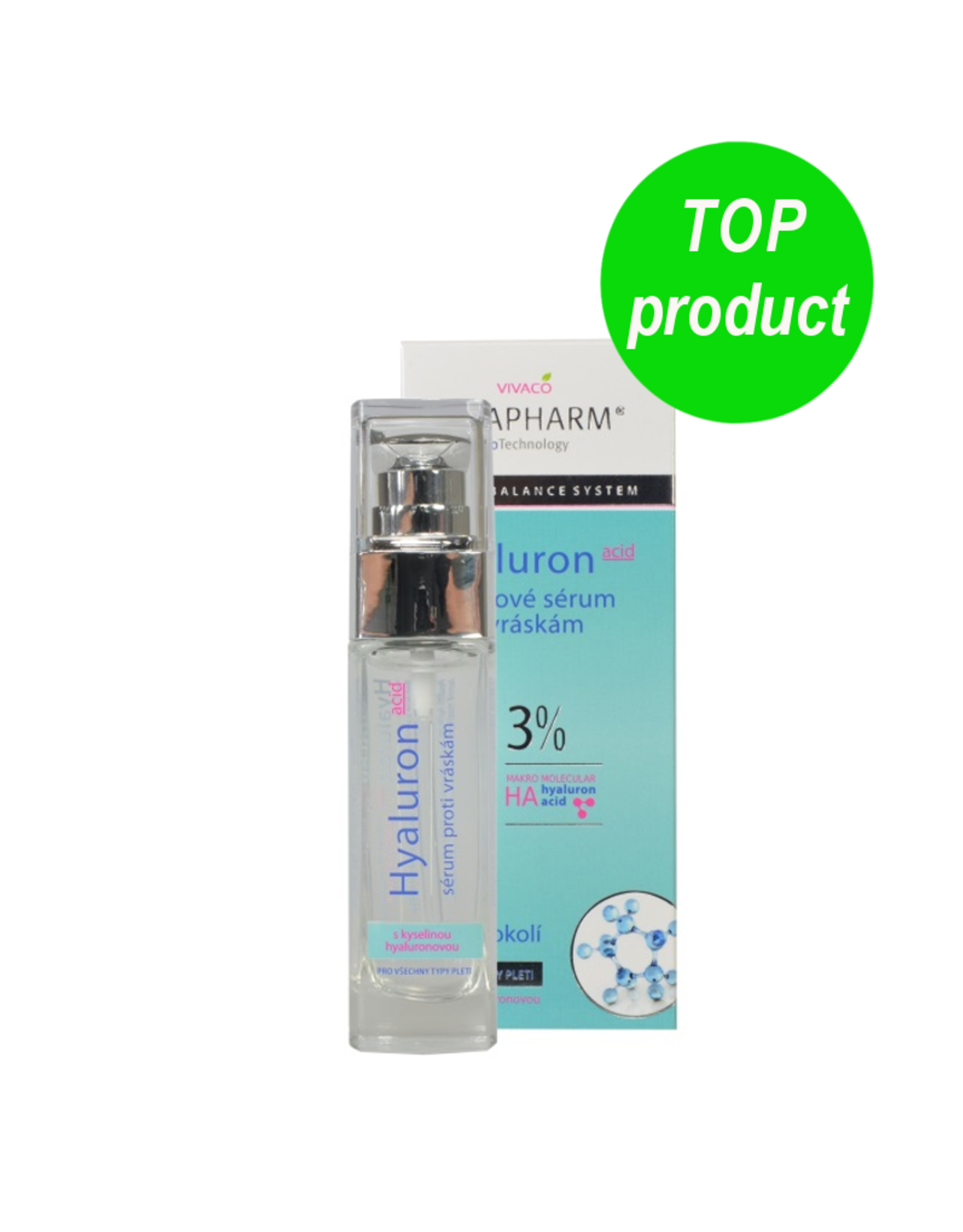 VIVAPHARM®   Liftende Anti-Ageing Serum met Hyaluronzuur 3%