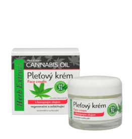 VIVAPHARM®   Voedende Anti-aging Gezichtscrème met Cannabis olie