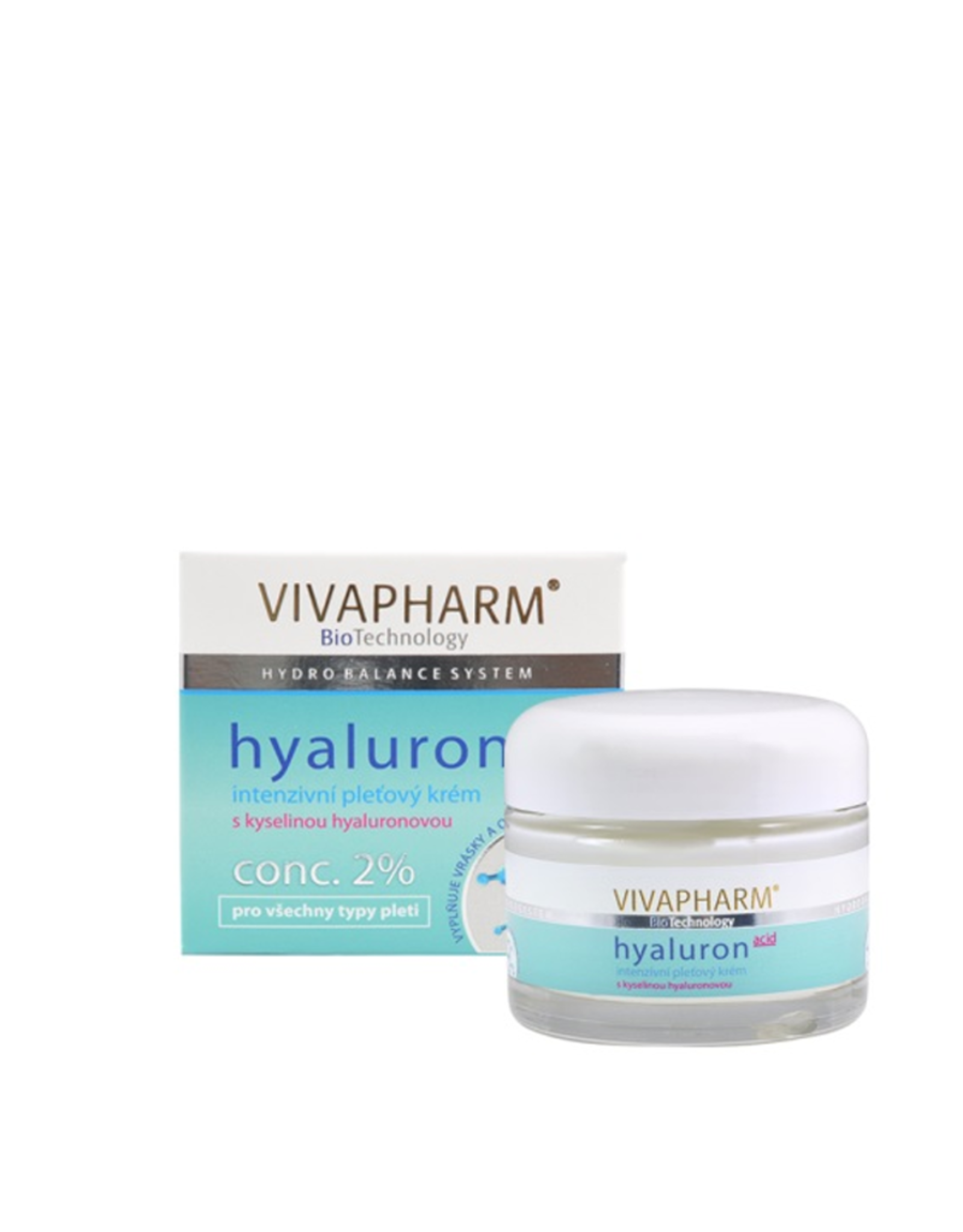 Intensieve Gezichtscrème met Hyaluronzuur Vivaco Natural Cosmetics