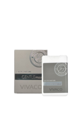 VIVACO Gentleman Luxe Eau de Parfum voor mannen – Silver Edition - 20 ml-Perfect voor onderweg of in je sporttas